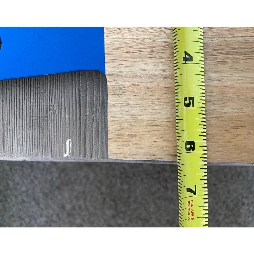 Threshold Wood Blue Handle Cutting Board - Picture 7 of 9